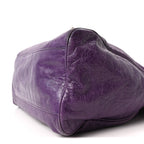 Agneau Classic Gold Hardware Velo Dark Violet