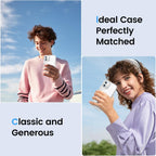 Entronix [Magnetic] Case Compatible with iPhone 12/12 Pro - [Hard Back] Thick Clear