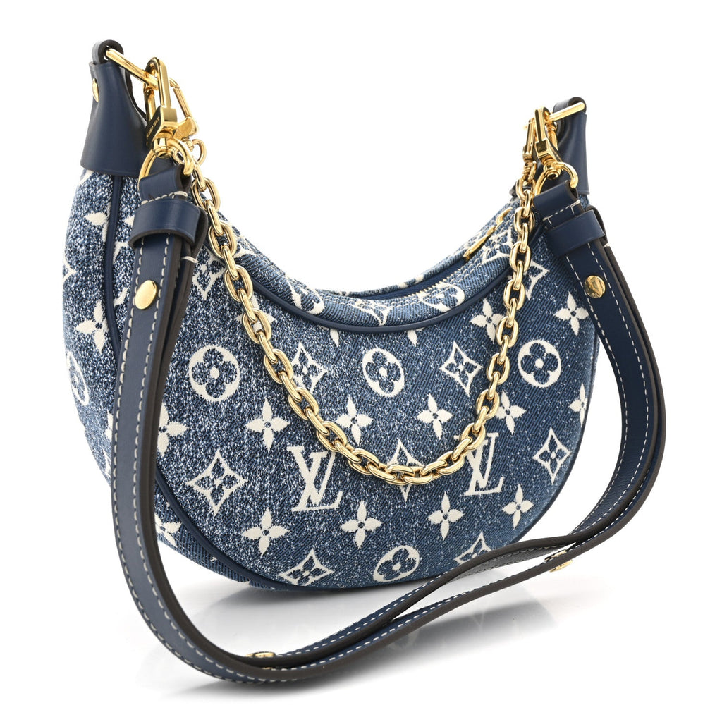 Monogram Jacquard Denim Loop Bleu