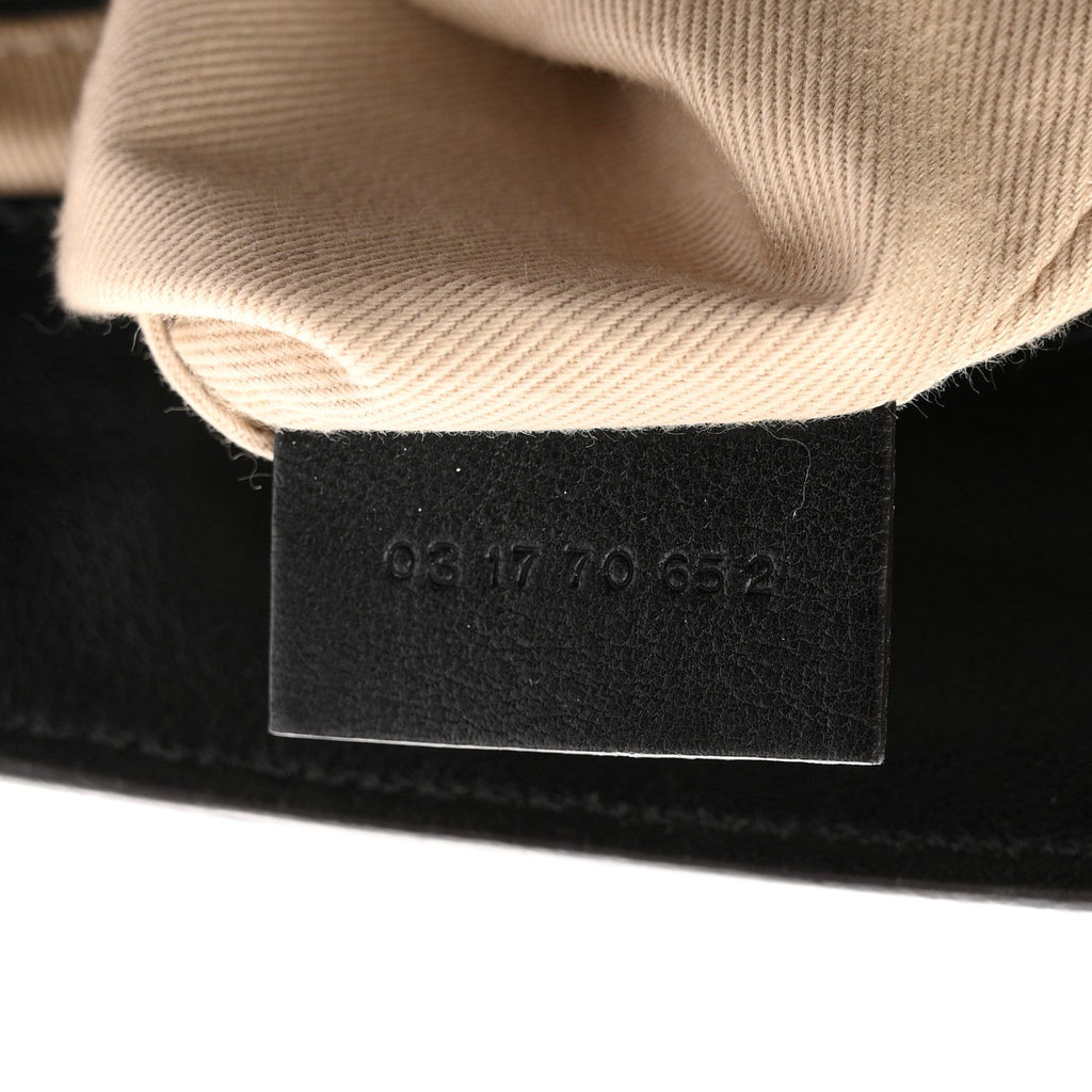 Suede Calfskin Medium Faye Backpack Black