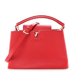 Taurillon Capucines PM Rubis