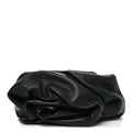 Lambskin Rose Clutch Black