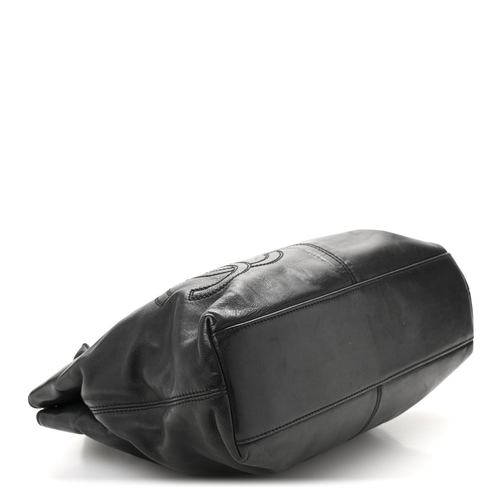 Lambskin CC Shoulder Bag Black