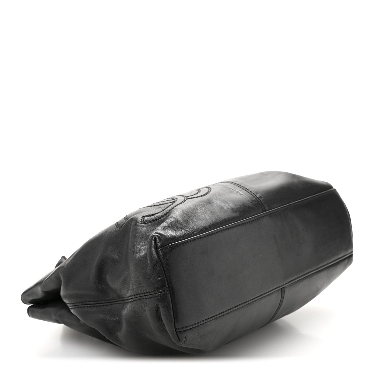 Lambskin CC Shoulder Bag Black