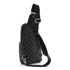 Damier Graphite Avenue Sling Bag Onyx Silver
