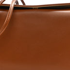 Smooth Lambskin Trio Crossbody Flap Bag Soft Tan