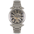 GaGà Milano Watch Manuale Forty-Four 44mm Skeleton Steel