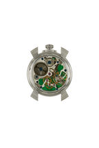 GaGà Milano Watch Manuale Forty-Four 44mm Skeleton Steel Green