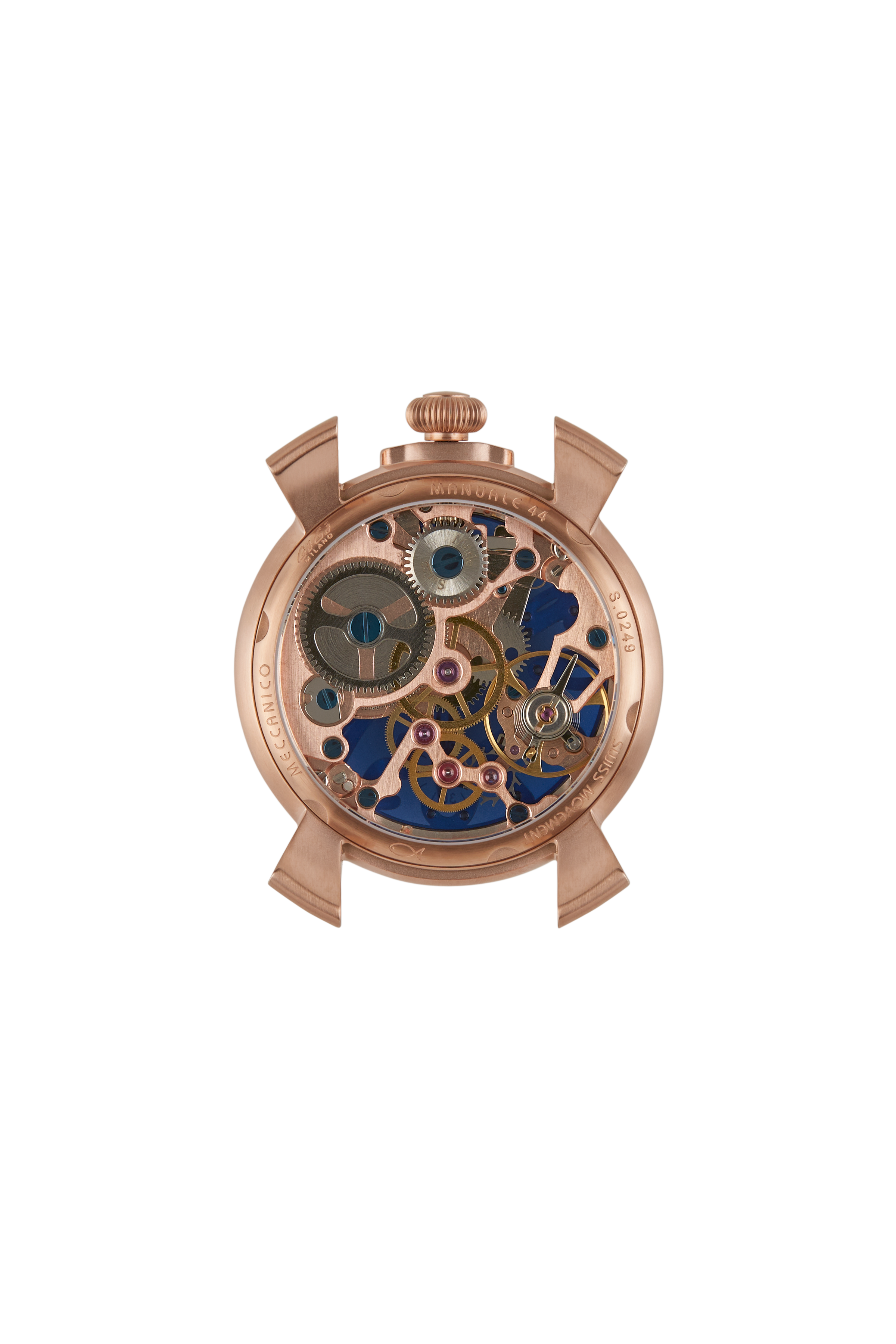GaGà Milano Watch Manuale Forty-Four 44mm Skeleton Rose Gold