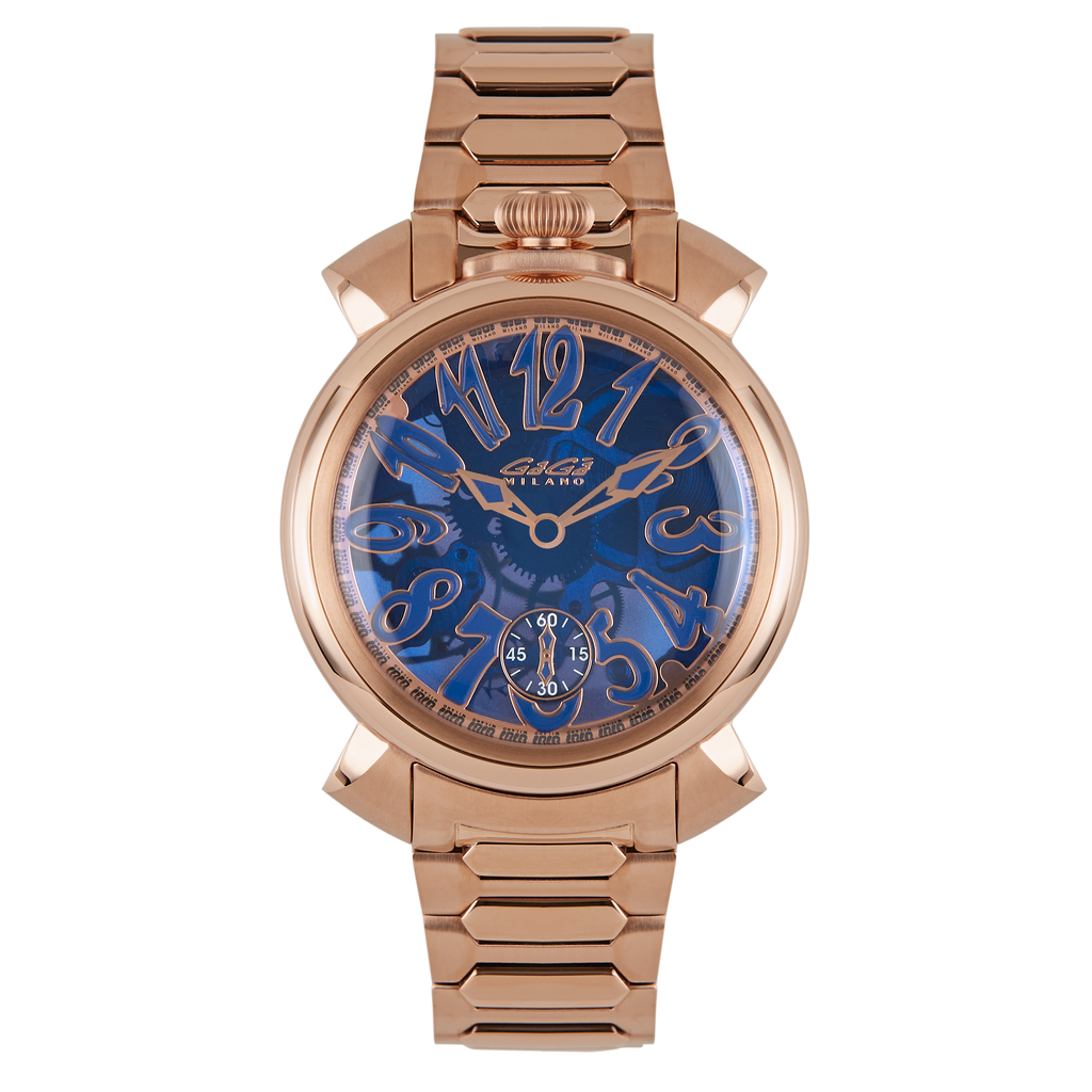 GaGà Milano Watch Manuale Forty-Four 44mm Skeleton Rose Gold
