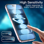 SAHARA - ZeroDamage Ultra-Strong Tempered Glass Screen Protector (2-Pack) - iPhone 15 Plus