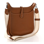 Taurillon Clemence Amazone Evelyne III PM Gold White Caramel