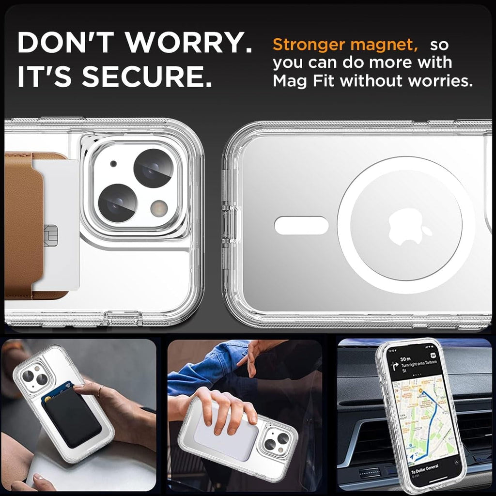 [DIS] Entronix [Magnetic] Case Compatible with iPhone 17e - [Clear] Triple-Layer Heavy Duty Protection