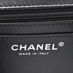 Lambskin Quilted Mini Top Handle Rectangular Flap So Black