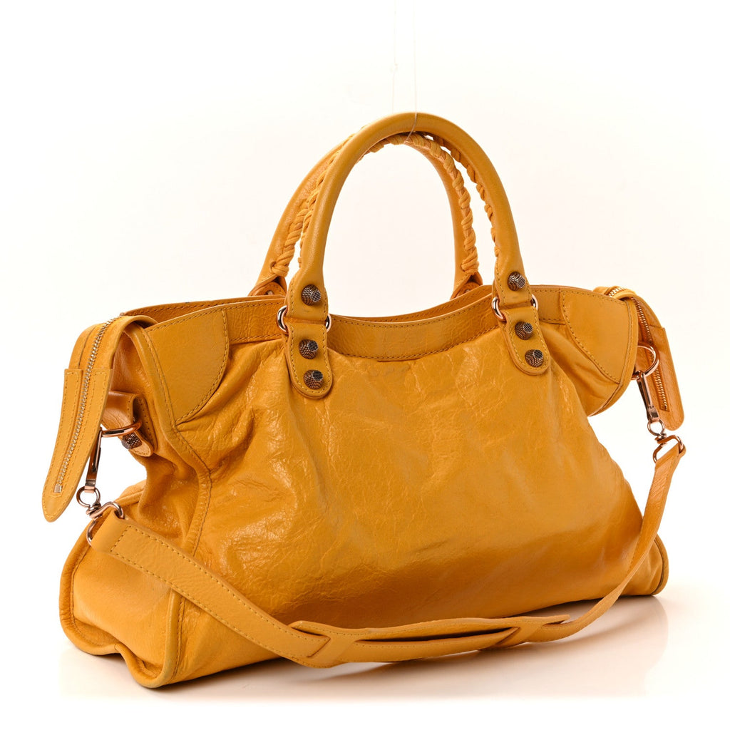 Agneau Giant 12 Rose Gold Hardware City Mangue