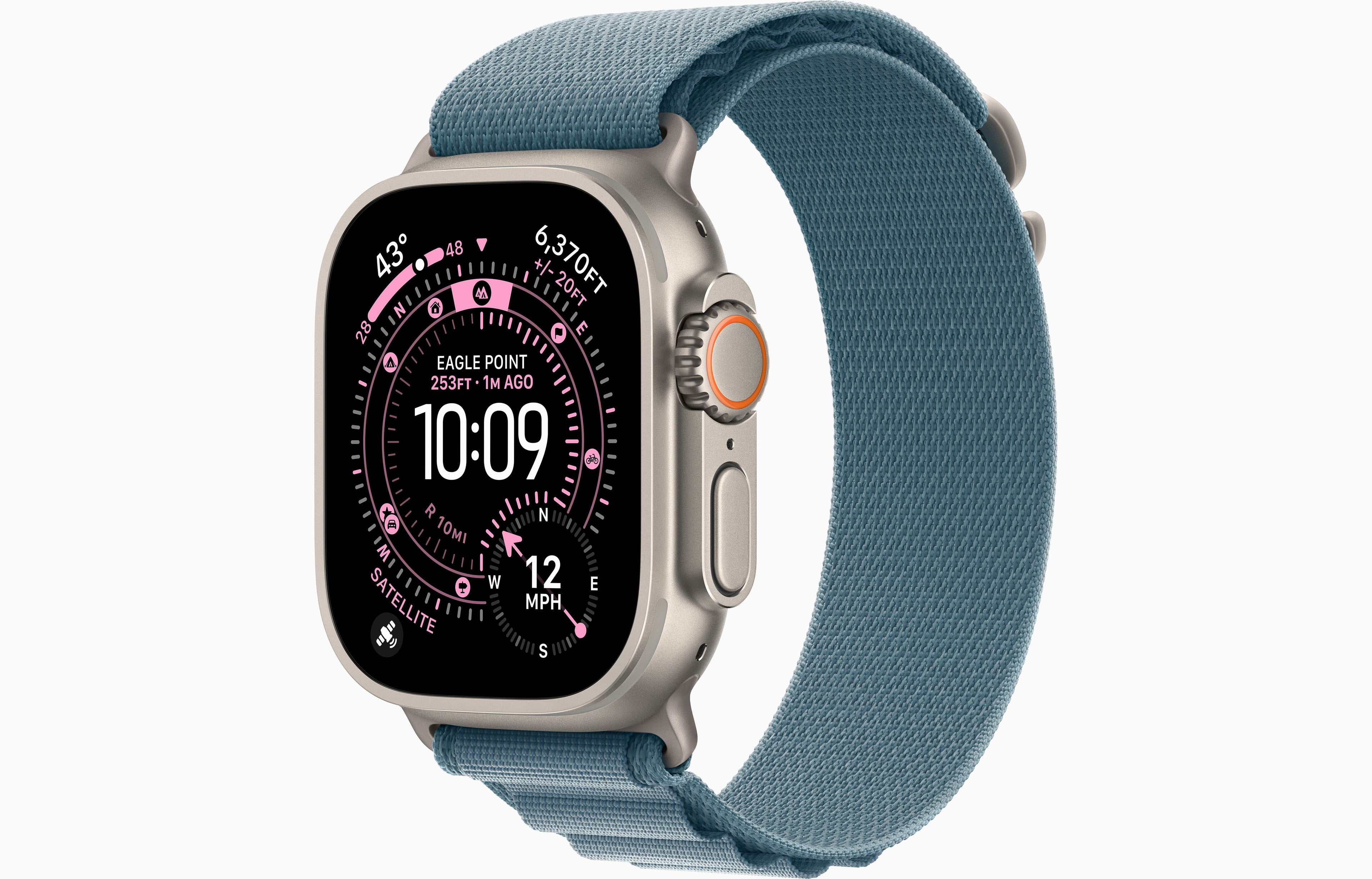 Apple Watch Ultra 3 GPS + Cellular 49mm Natural Titanium Case with Natural Titanium Milanese Loop