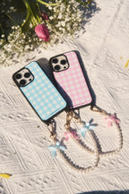 Cordée Cases Gingham Darling Phone Wristlet Set