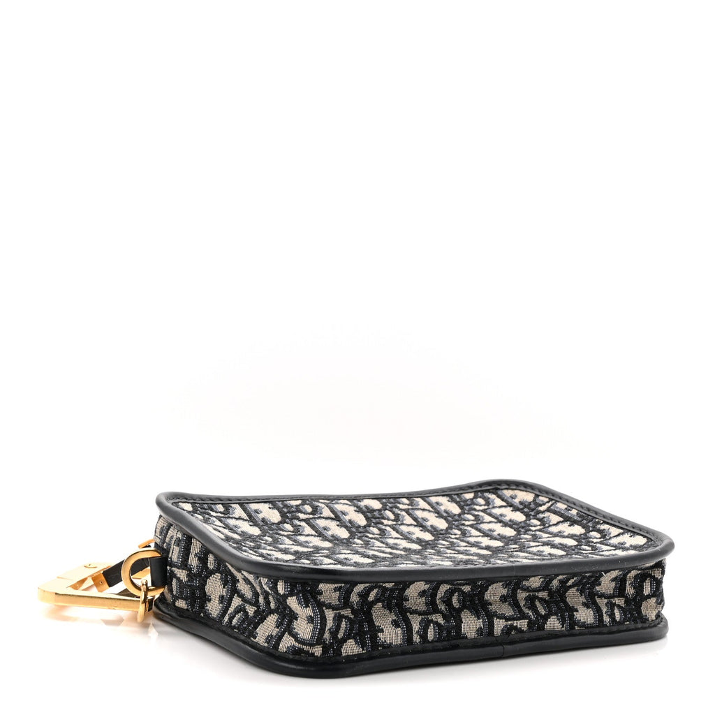 Oblique Diorquake Clutch Blue