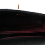 Caviar Quilted Mini Coco Handle Flap Black