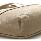 Piuma Calfskin Jumbo GG Embossed Small Belt Bag Good Taupe