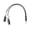 Movo TCB1 3.5mm TRS (Female) Microphone to TRRS (Male) Smartphone Adapter