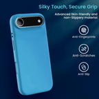 Entronix Bundle Compatible with iPhone 17 Air - Liquid Silicone Case, 1 Clear Screen Protector & 1 Camera Lens Protector