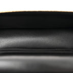 Caviar Quilted Top Handle Slim Vanity With Chain Black