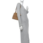 Vitello Small Soft Peekaboo Satchel Cappuccino