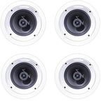 Klipsch R-1650-C In-Ceiling Speaker - White (4-Pack)