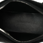 Velvet Strass Triomphe Ava Shoulder Bag Black
