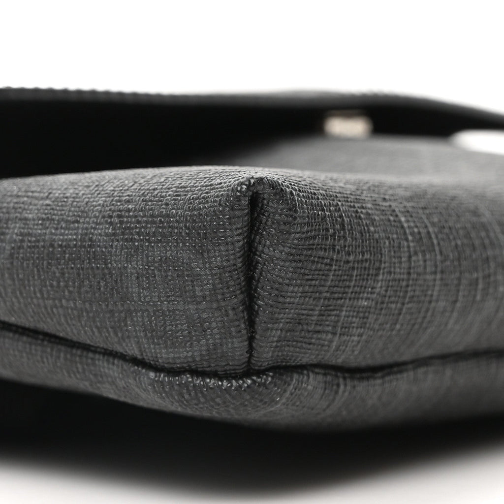 GG Plus Monogram Waist Belt Bag Black