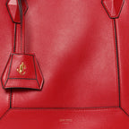 Calfskin Medium Diamond Tote Red