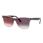 Ray-Ban Blaze Wayfarer Grey Red Mirror Sunglasses RB4440NF