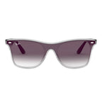 Ray-Ban Blaze Wayfarer Grey Red Mirror Sunglasses RB4440NF