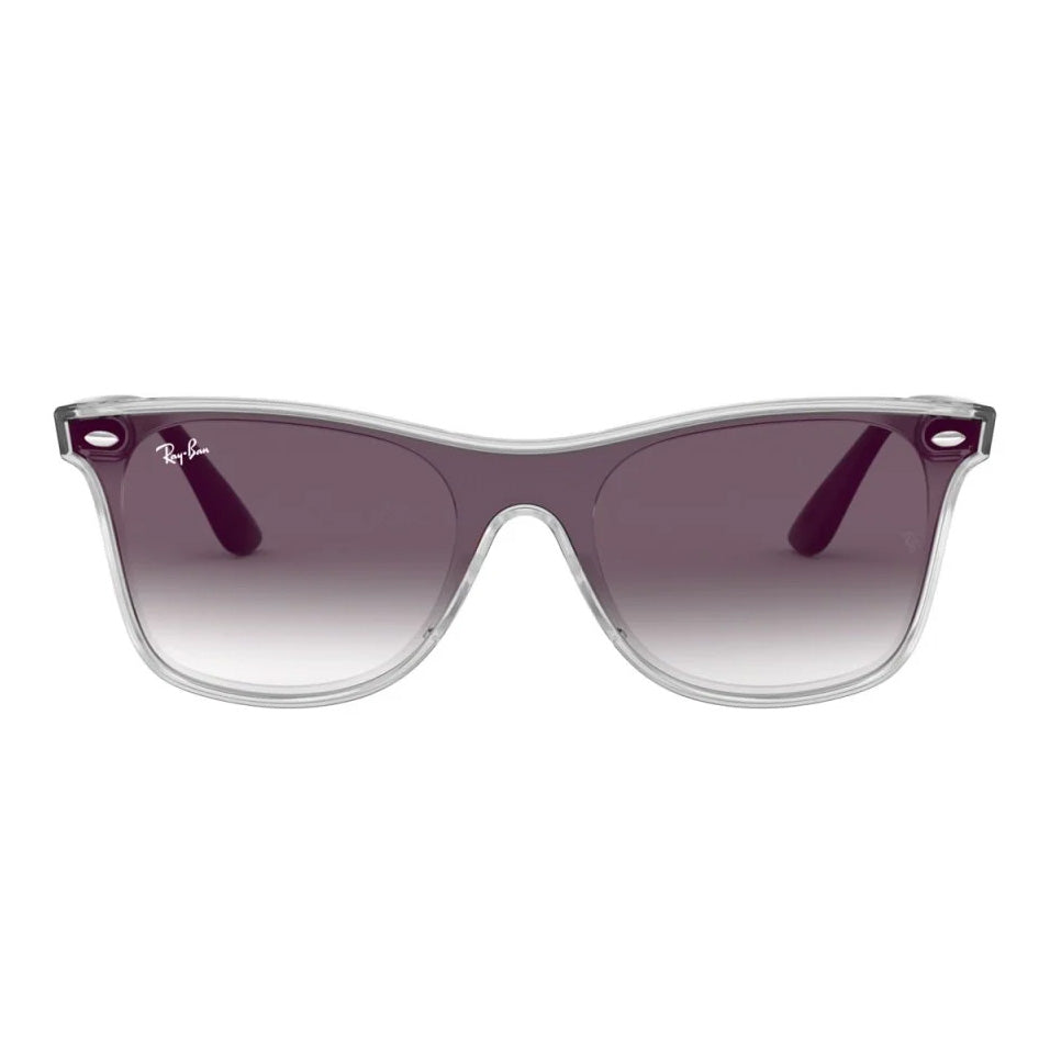 Ray-Ban Blaze Wayfarer Grey Red Mirror Sunglasses RB4440NF