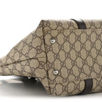 GG Plus Monogram Medium Joy Tote Dark Brown