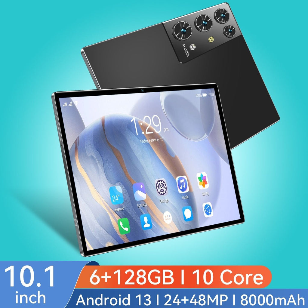 New 5G Tablet PC, S30pro, 10.1 inch, 128GB large flash memory, Android Tablets, Dual Cards,  8000mAh Laptops, wifi GPS