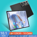 New 5G Tablet PC, S30pro, 10.1 inch, 128GB large flash memory, Android Tablets, Dual Cards,  8000mAh Laptops, wifi GPS