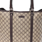 GG Plus Monogram Joy Vertical Tote Dark Brown