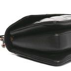Lambskin Quilted Small Trendy CC Dual Handle Flap Bag Black