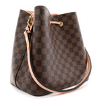 Damier Ebene Neonoe MM Venus Pink