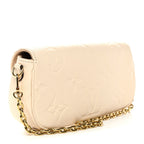 Empreinte Monogram Giant Ivy Wallet On Chain Cream