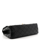 Aged Calfskin Quilted 2.55 Reissue 225 Flap Black