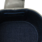 Lambskin Quilted Mini Vanity Case With Chain Grey
