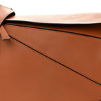 Calfskin Large Puzzle Bag Tan