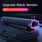 4D Computer Speaker Bar Stereo Sound Subwoofer  Speaker For Macbook Laptop Notebook PC Music Player Wired Loudspeaker