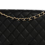 Caviar Maxi Single Flap Black