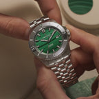Venezianico Nereide Malachite Men’s Automatic Green Diver Watch