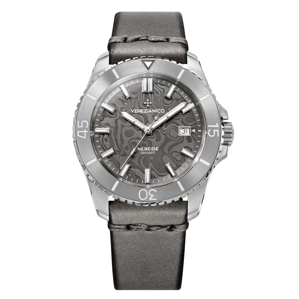 Venezianico Nereide Damasco Men’s Damascus Grey Automatic Watch