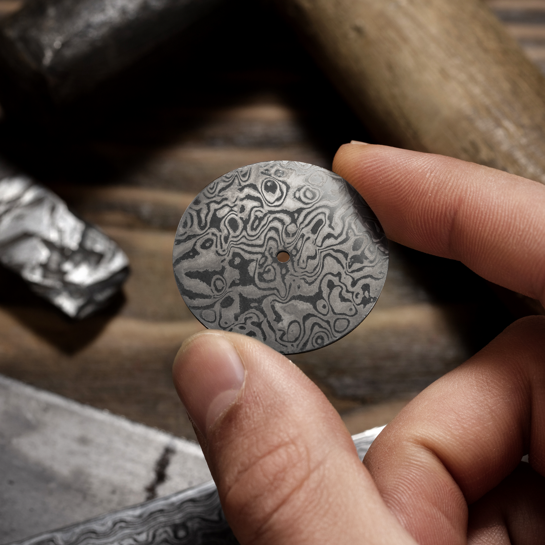 Venezianico Nereide Damasco Men’s Damascus Grey Automatic Watch